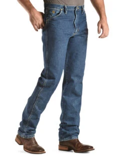 George Strait By Wrangler Men's Cowboy Cut Original Fit Jeans -Little Wild Horse Shop 010764 N9 P2