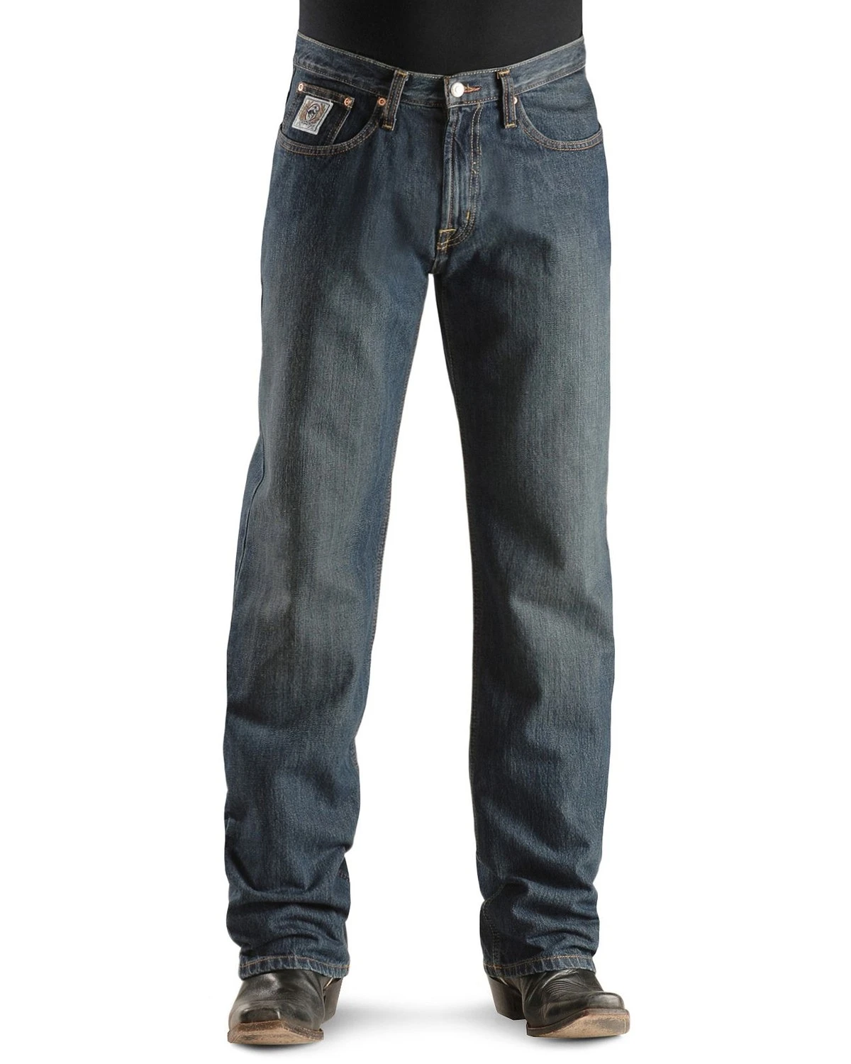 Cinch Jeans - White Label Relaxed Fit Denim Jeans Dark Stonewash 2 Cinch Jeans - White Label Relaxed Fit Denim Jeans Dark Stonewash - Image 2