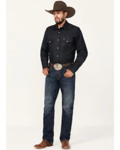 Wrangler 20X Men's No. 42 Dark Wash Slim Bootcut Jeans