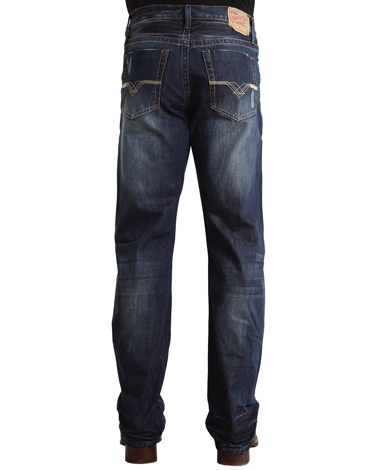 Stetson Modern Fit "V" Stitched Jeans 1 Stetson Modern Fit "V" Stitched Jeans