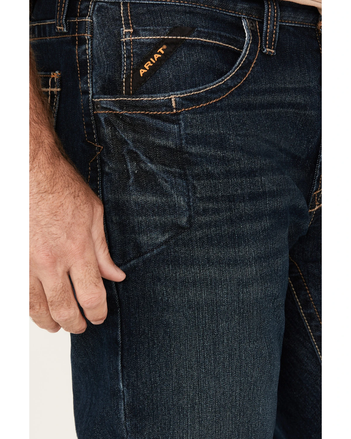 Ariat Men's Rebar M4 DuraStretch Fashion Boot Cut Jean 3 Ariat Men's Rebar M4 DuraStretch Fashion Boot Cut Jean - Image 3