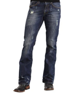 Stetson Rock Fit X Stitched Jeans - Big & Tall -Little Wild Horse Shop 013733 L7 P2