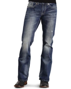 Stetson Rock Fit Bold X Stitched Jeans - Big & Tall 5 Stetson Rock Fit Bold X Stitched Jeans - Big & Tall -Little Wild Horse Shop 013734 CU P2