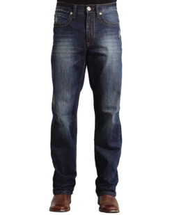 Stetson Modern Fit "V" Stitched Jeans - Big & Tall 5 Stetson Modern Fit "V" Stitched Jeans - Big & Tall -Little Wild Horse Shop 013746 L7 P2