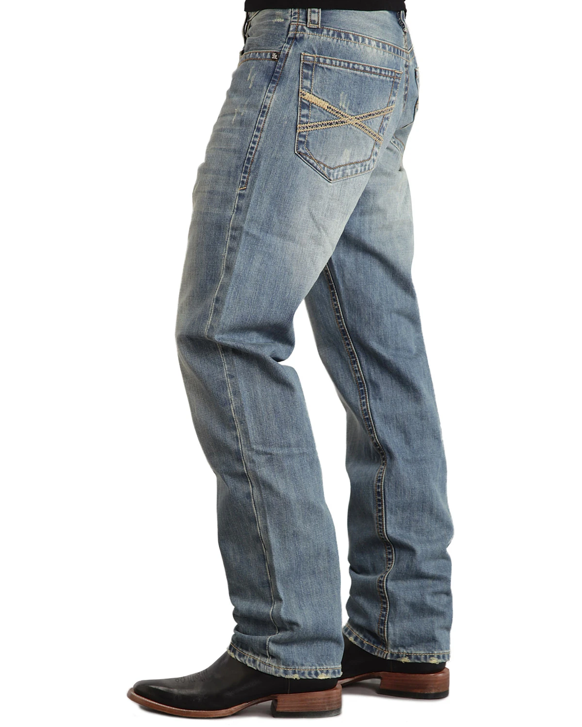 Stetson 1520 Fit Classic "X" Stitched Jeans - Big & Tall 2 Stetson 1520 Fit Classic "X" Stitched Jeans - Big & Tall - Image 2