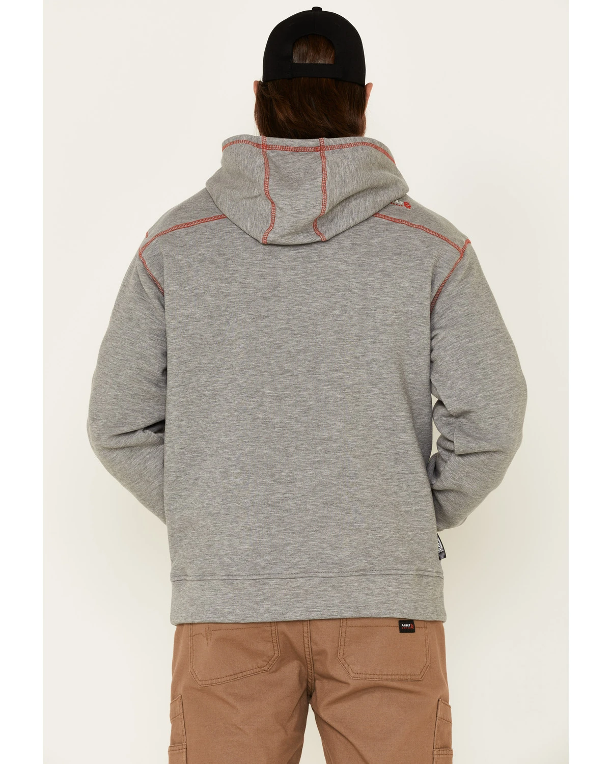 Ariat Men's Flame Resistant Polartec Hooded Work Sweatshirt 4 Ariat Men's Flame Resistant Polartec Hooded Work Sweatshirt - Image 4