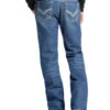 Rock & Roll Denim Men's FR Medium Wash Double Barrel Relaxed Fit Bootcut Jeans