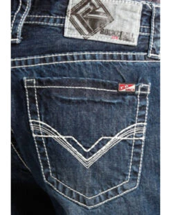 Rock & Roll Denim Men's FR Double Barrel Relaxed Fit Bootcut Jeans -Little Wild Horse Shop 0864K2 88 D2