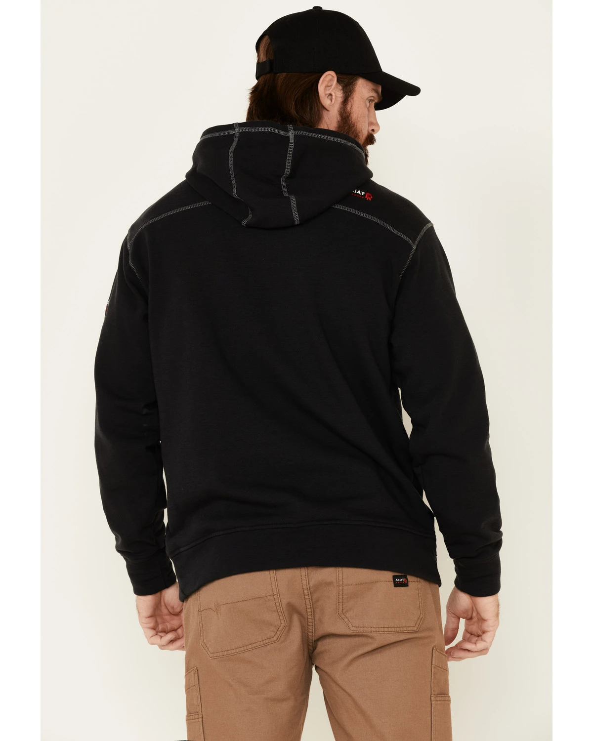Ariat Men's FR Tek Hooded Work Sweatshirt 4 Ariat Men's FR Tek Hooded Work Sweatshirt - Image 4