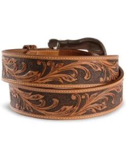 Tony Lama Men's Western Ride Leather Belt - Reg & Big -Little Wild Horse Shop 120C67 22 P2