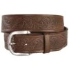Ariat Men's Golden Tooled Western Belt - Reg & Big