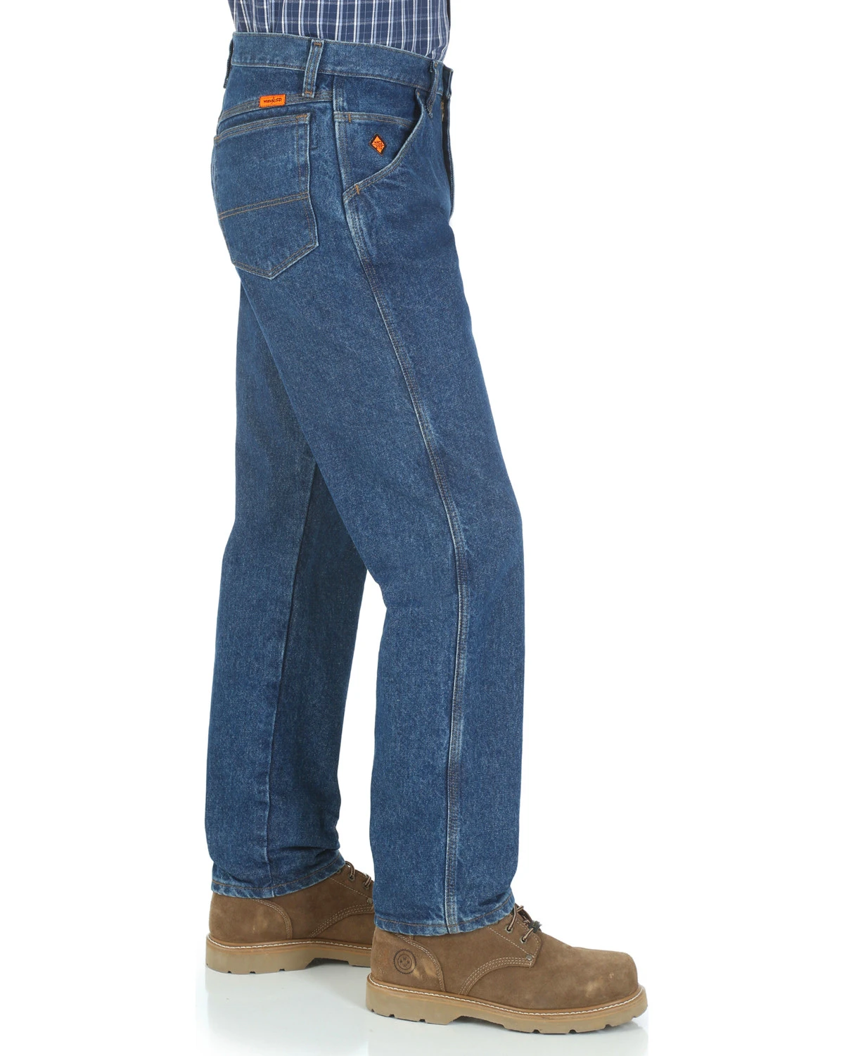 Wrangler Men's FR Relaxed Fit Work Jeans 2 Wrangler Men's FR Relaxed Fit Work Jeans - Image 2