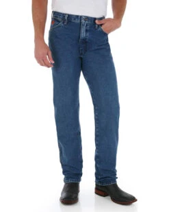 Wrangler Men's FR Classic Fit Straight Jeans -Little Wild Horse Shop 2000063848 400 P2
