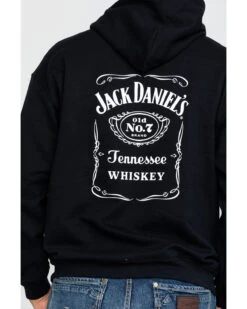 Jack Daniel's Men's Logo Hooded Sweatshirt -Little Wild Horse Shop 2000165947 001 P5