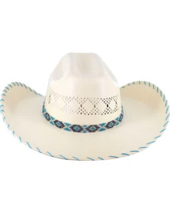 Charlie 1 Horse Girls' Natural Straw Hat -Little Wild Horse Shop 2000207643 101 D2