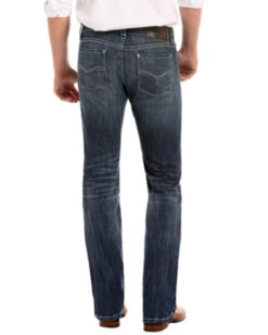 Rock & Roll Denim Men's Small "V" Reflex Revolver Slim Straight Jeans