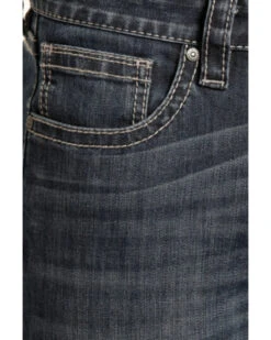 Rock & Roll Denim Men's Small "V" Reflex Revolver Slim Straight Jeans -Little Wild Horse Shop 2000212741 402 P4