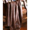 Carstens Crocodile Brown Throw Blanket