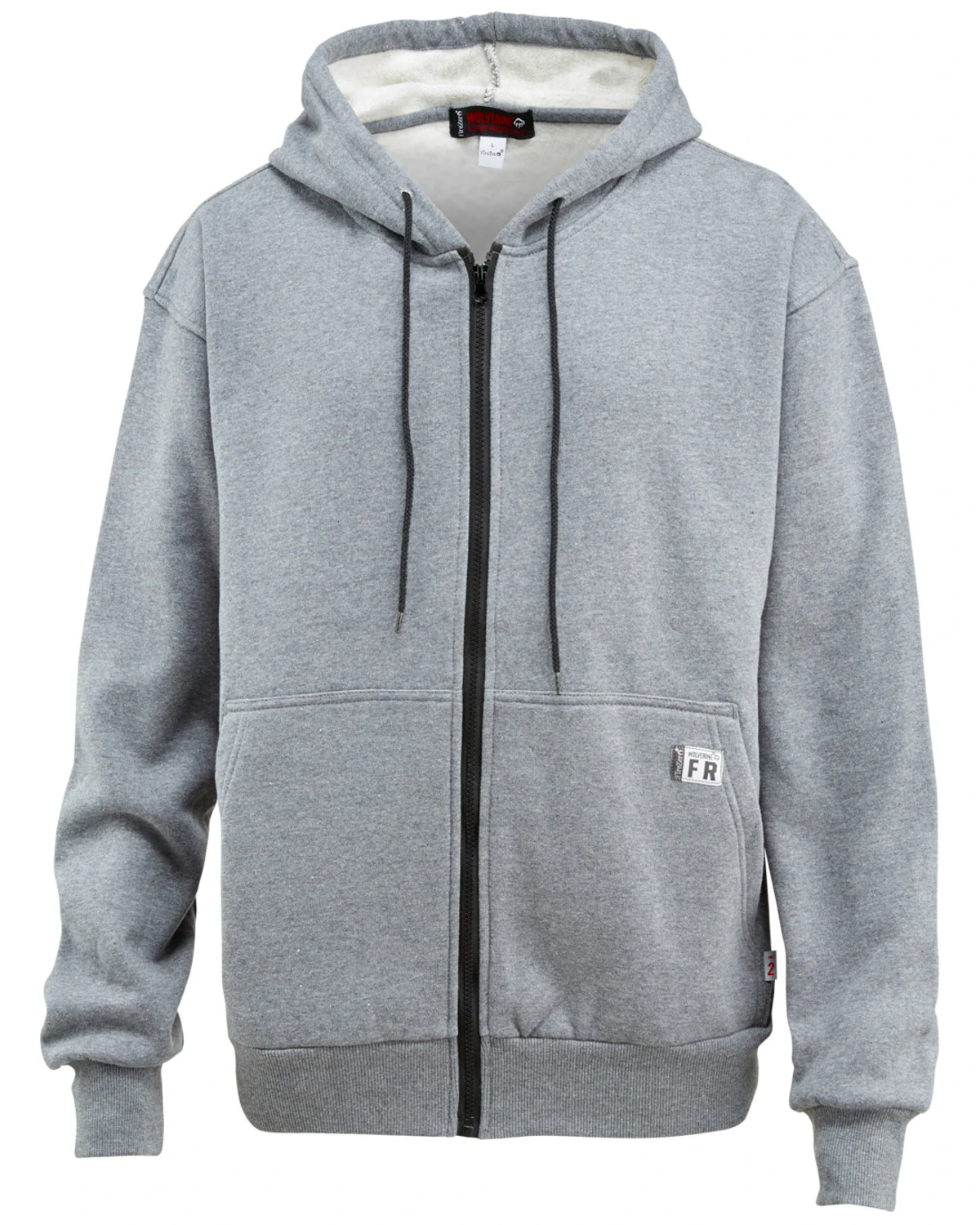 Wolverine Men's FR Firezero Fleece Zip Front Work Hoodie 1 Wolverine Men's FR Firezero Fleece Zip Front Work Hoodie