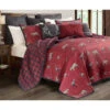 HiEnd Accents 2 Piece Woodland Plaid Quilt Set - Twin