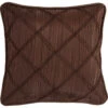 HiEnd Accents Batiste Pillow With Ruching Details