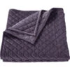 HiEnd Accents Amethyst Velvet King Quilt