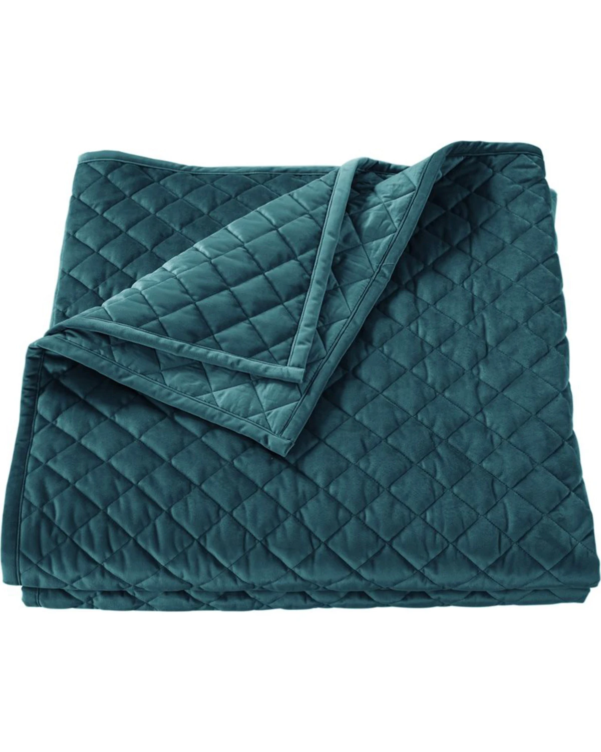 HiEnd Accents Teal Velvet Super King Quilt 1 HiEnd Accents Teal Velvet Super King Quilt