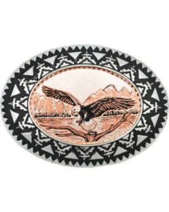 Western Express Men's Copper Eagle Belt Buckle