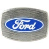Western Express Men's Silver New-Ford Screen Buckle