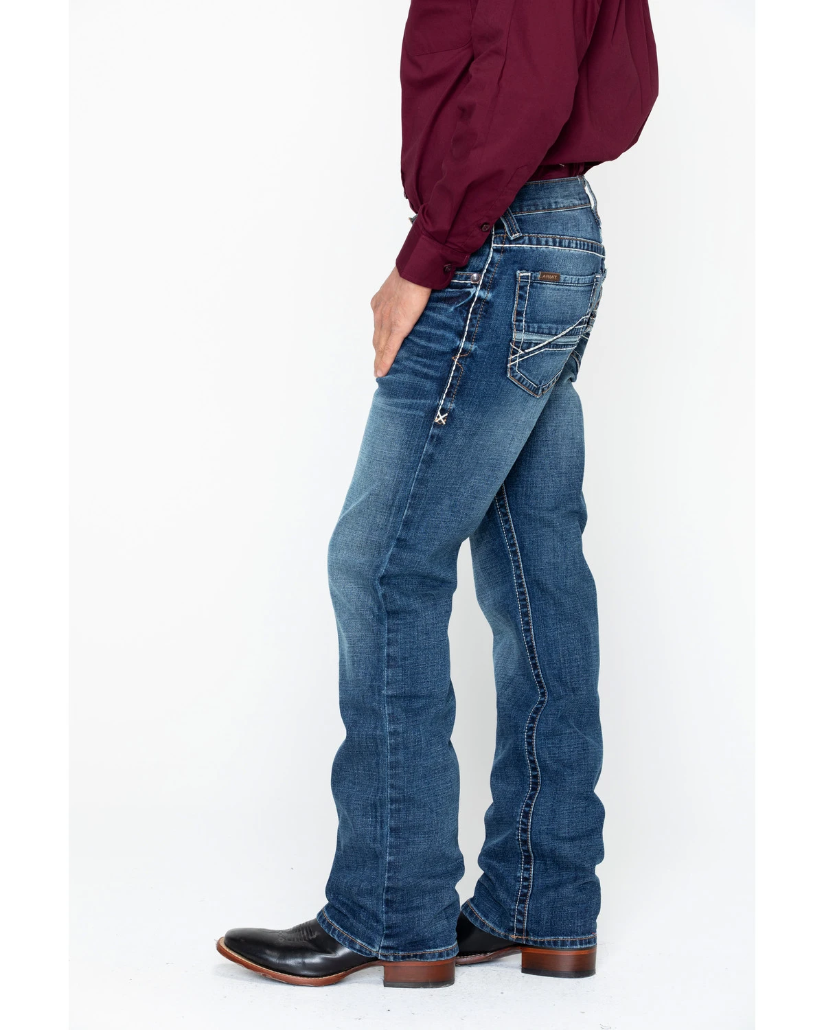 Ariat Men's M4 Preston Silverton Jeans - Big And Tall 3 Ariat Men's M4 Preston Silverton Jeans - Big And Tall - Image 3
