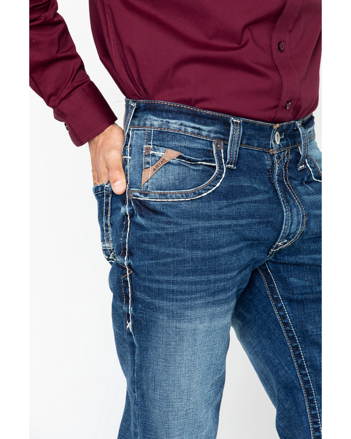 Ariat Men's M4 Preston Silverton Jeans - Big And Tall 4 Ariat Men's M4 Preston Silverton Jeans - Big And Tall - Image 4