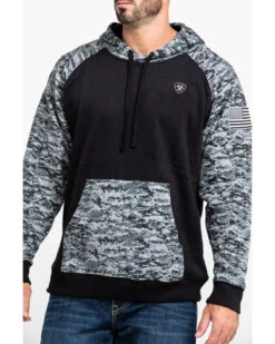 Ariat Men's Patriot Hooded Sweatshirt -Little Wild Horse Shop 2000240524 001 P4
