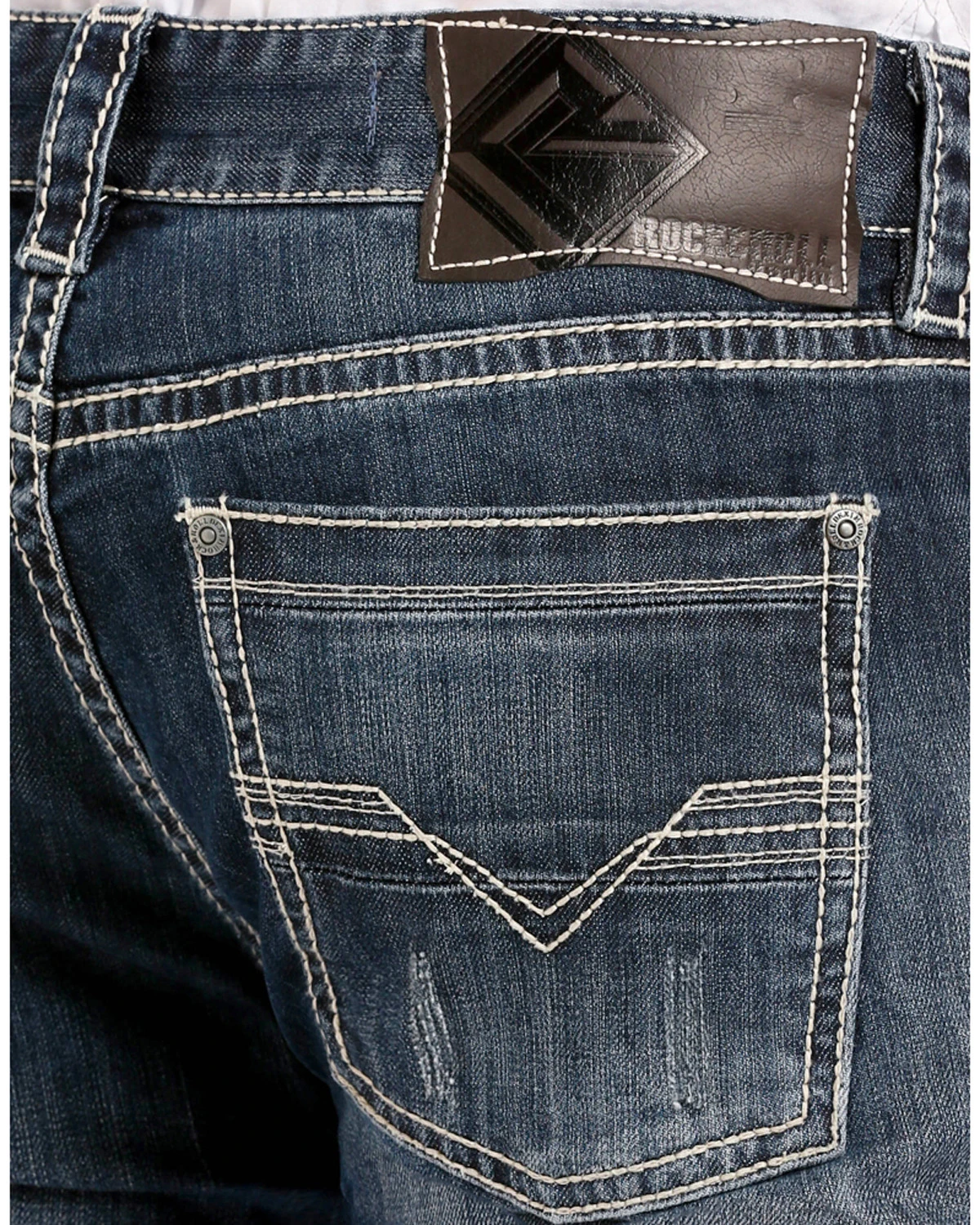 Rock & Roll Denim Men's Reflex Pistol Straight Leg Jeans 2 Rock & Roll Denim Men's Reflex Pistol Straight Leg Jeans - Image 2