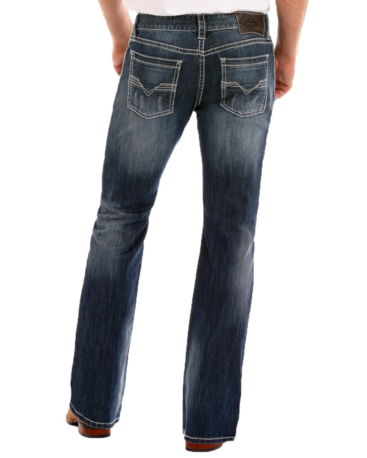 Rock & Roll Denim Men's Reflex Pistol Straight Leg Jeans 1 Rock & Roll Denim Men's Reflex Pistol Straight Leg Jeans