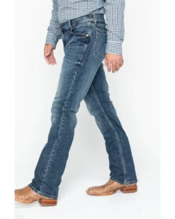 Wrangler Retro Men's Layton Slim Fit Bootcut Jeans - Big 9 Wrangler Retro Men's Layton Slim Fit Bootcut Jeans - Big -Little Wild Horse Shop 2000268950 402 P4