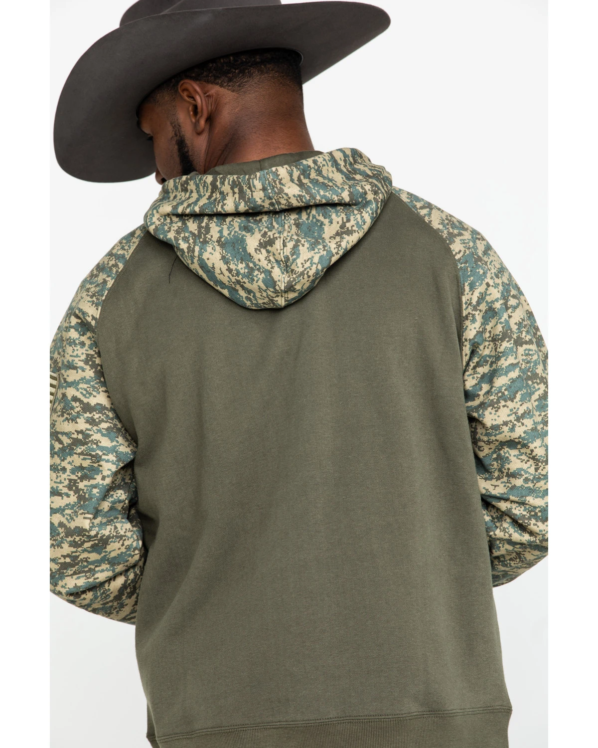 Ariat Men's Camo Patriot Hooded Sweatshirt 5 Ariat Men's Camo Patriot Hooded Sweatshirt - Image 5