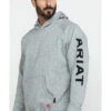 Ariat Men's FR Primo Fleece Logo Hooded Work Sweatshirt - Tall