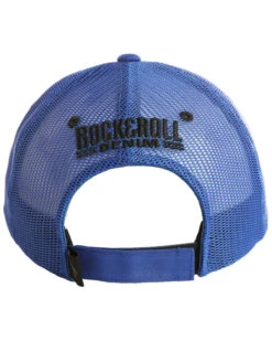 Rock & Roll Denim Men's Rubber Logo Patch Trucker Cap -Little Wild Horse Shop 2000283221 001 P3