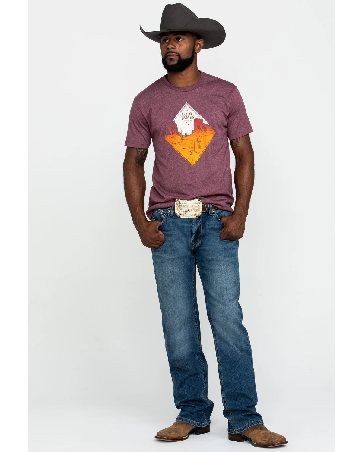 Rock & Roll Denim Men's X Stitch Double Barrel Relaxed Straight Jeans 3 Rock & Roll Denim Men's X Stitch Double Barrel Relaxed Straight Jeans - Image 3