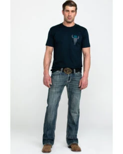 Rock & Roll Denim Men's Pistol Med Bootcut Jeans -Little Wild Horse Shop 2000283476 400 P6