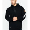 Hawx Men's Logo Sleeve Hooded Work Sweatshirt - Big