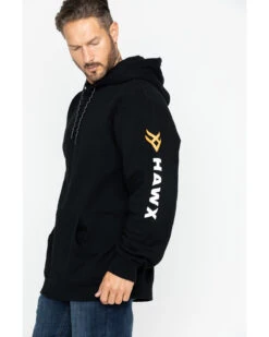 Hawx Men's Logo Sleeve Hooded Work Sweatshirt - Big -Little Wild Horse Shop 2000284106 001 P4