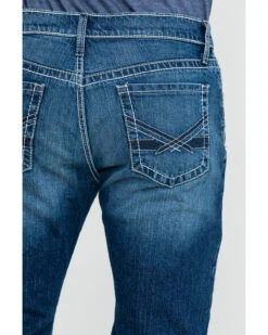 Cinch Men's Ian Medium Stone Wash Slim Boot Jeans -Little Wild Horse Shop 2000288366 402 P5