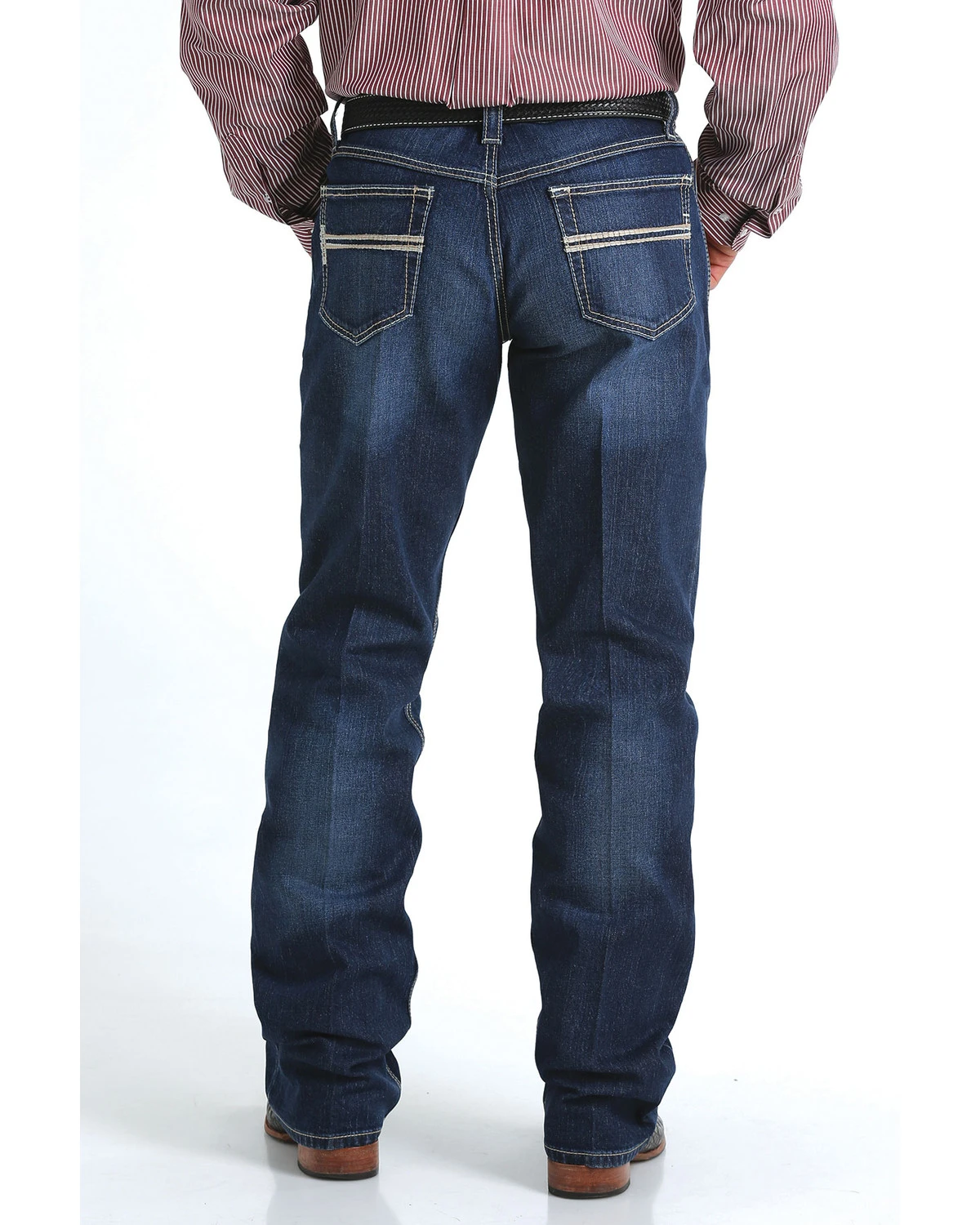 Cinch Men's Carter 2.0 Mid Stone Relaxed Bootcut Jeans 1 Cinch Men's Carter 2.0 Mid Stone Relaxed Bootcut Jeans