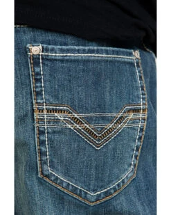 Rock & Roll Cowboy Men's Reflex Double Barrel Relaxed Bootcut Jeans 10 Rock & Roll Cowboy Men's Reflex Double Barrel Relaxed Bootcut Jeans -Little Wild Horse Shop 2000289965 400 P5