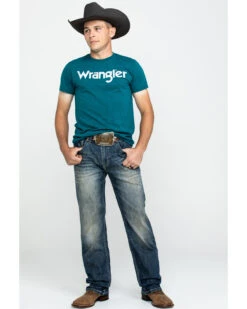 Rock & Roll Denim Men's Reflex Double Barrel Vintage Stretch Relaxed Straight Jeans -Little Wild Horse Shop 2000289969 400 P6