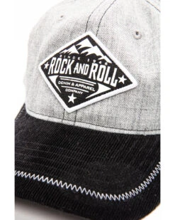 Rock & Roll Cowboy Men's Mountain Logo Patch Cap -Little Wild Horse Shop 2000290025 020 P6