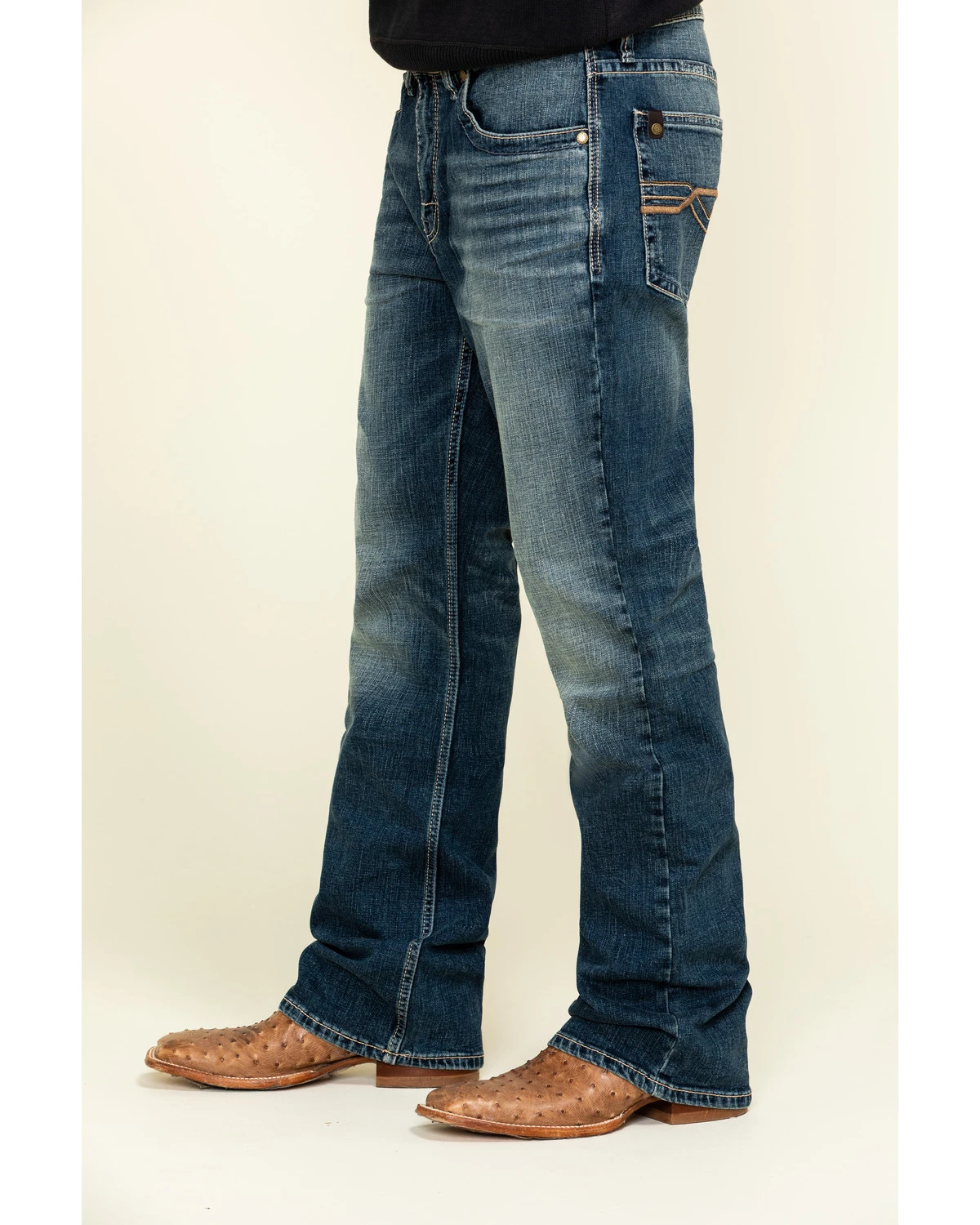 Cody James Core Men's Sundance Medium Wash Stretch Slim Bootcut Jeans 3 Cody James Core Men's Sundance Medium Wash Stretch Slim Bootcut Jeans - Image 3