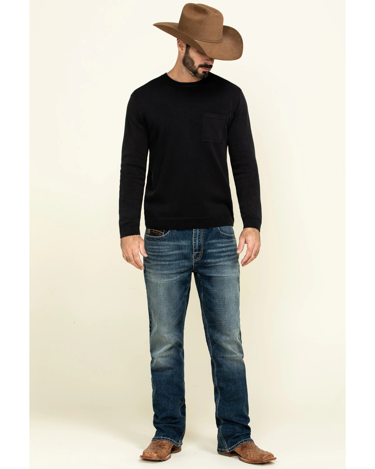 Cody James Core Men's Sundance Medium Wash Stretch Slim Bootcut Jeans 6 Cody James Core Men's Sundance Medium Wash Stretch Slim Bootcut Jeans - Image 6