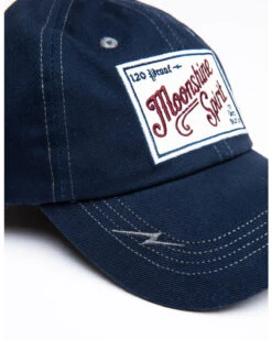 Moonshine Spirit Men's Black Embroidered Patch Ball Cap -Little Wild Horse Shop 2000291207 410 P3